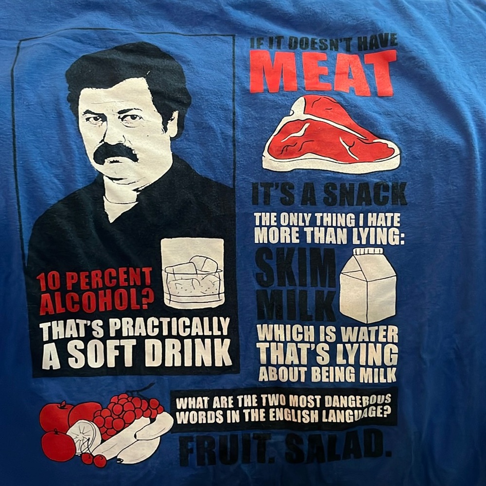 Park and Recreation Ron Swanson XL Shirt